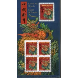 Bloc Feuillet France F5748 Nouvel An Chinois Dragon Neufs