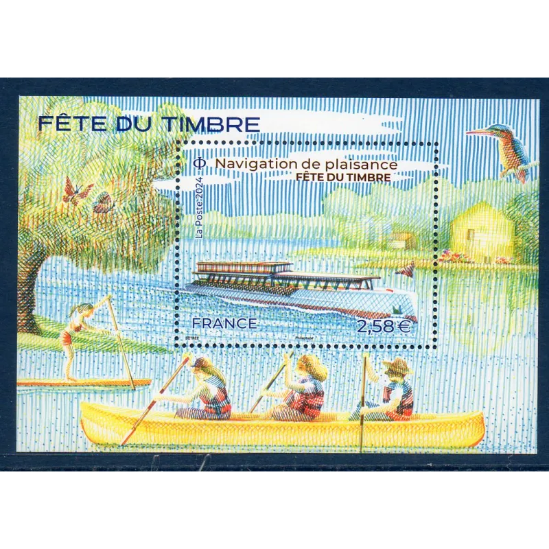 Bloc Feuillet France F5758 Fête du timbre Navigation Neuf Bloc Feuillet France F5758 Fête du timbre Navigation Neuf