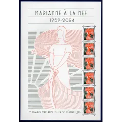 Bloc Feuillet France F5785 Marianne à la Nef Neufs