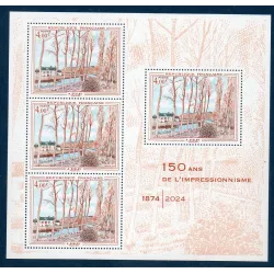 Bloc Feuillet France F5789 Impressionnisme Sisley Neufs