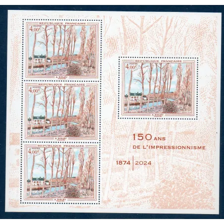 Bloc Feuillet France F5789 Impressionnisme Sisley Neufs