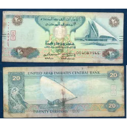 Emirats Arabes Unis P.28d, TB Billet de 20 dirhams 2016