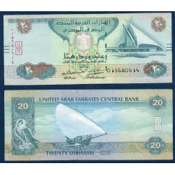 Emirats Arabes Unis P.28d, TTB Billet de 20 dirhams 2016