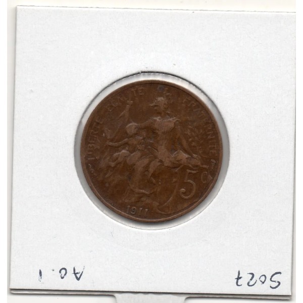 5 centimes Dupuis 1911 TTB, France pièce de monnaie