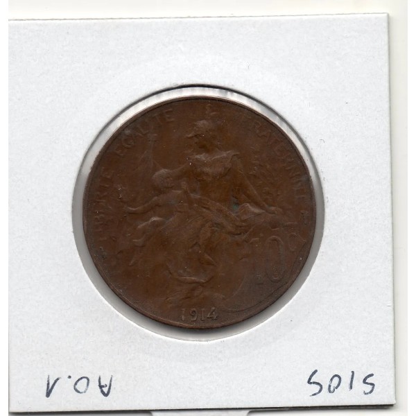 10 centimes Dupuis 1914 TTB, France pièce de monnaie