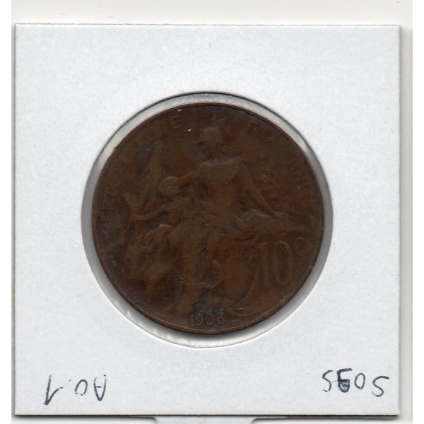 10 centimes Dupuis 1903 TB, France pièce de monnaie