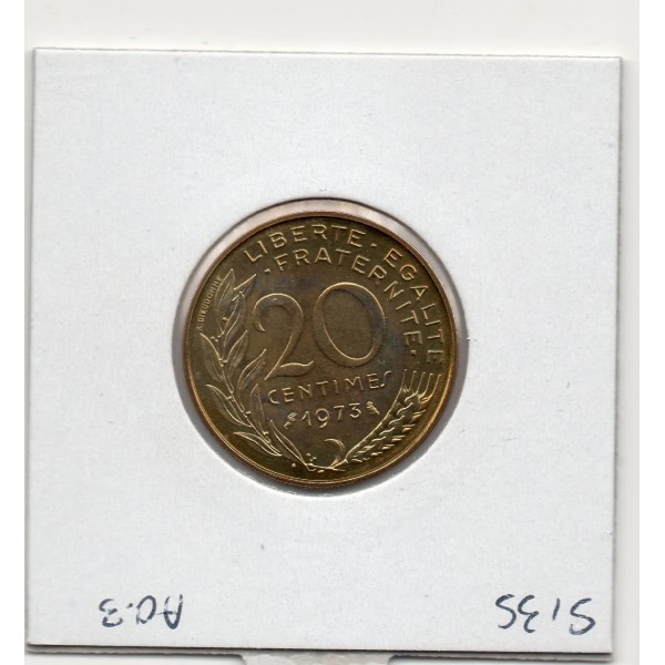 20 centimes Lagriffoul 1973 FDC, France pièce de monnaie