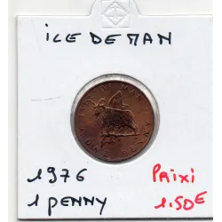 ile de Man 1 penny 1976 Sup, KM 33 pièce de monnaie