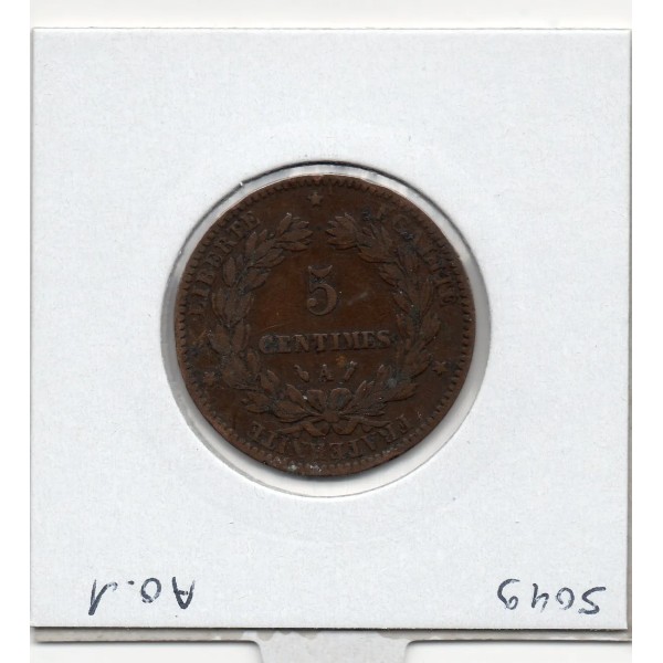 5 centimes Cérès 1888 A Paris TTB, France pièce de monnaie