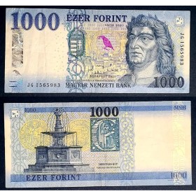 Hongrie Pick N°203d, TTB Billet de banque de 1000 Forint 2021