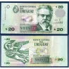Uruguay P.86b, TTB Billet 20 Pesos 2011 Juan Zorilla