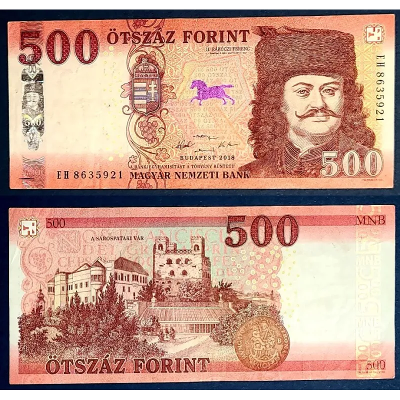 Hongrie P.202a, TTB Billet de 500 Forint 2018 Ferenc II
