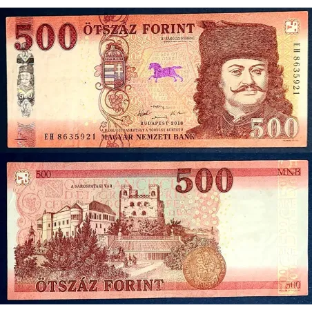 Hongrie P.202a, TTB Billet de 500 Forint 2018 Ferenc II