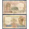 50 Francs Cérès, B-, 19.11.1936 Billet de la banque de France
