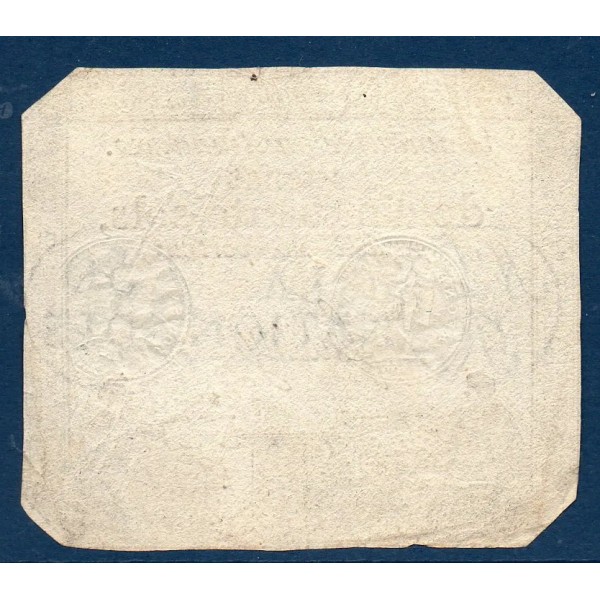 Assignat 50 sols 4.1.1792, TTB+, signature Saussay