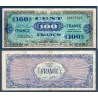 100 Francs France, sans série, TB 1945 Billet du trésor Central