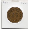 Malte 25 cents 1975 TTB, KM.29 Bateau