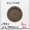 Guinée 50 francs guinéens 1994 TB, KM.63 Statue Nimba