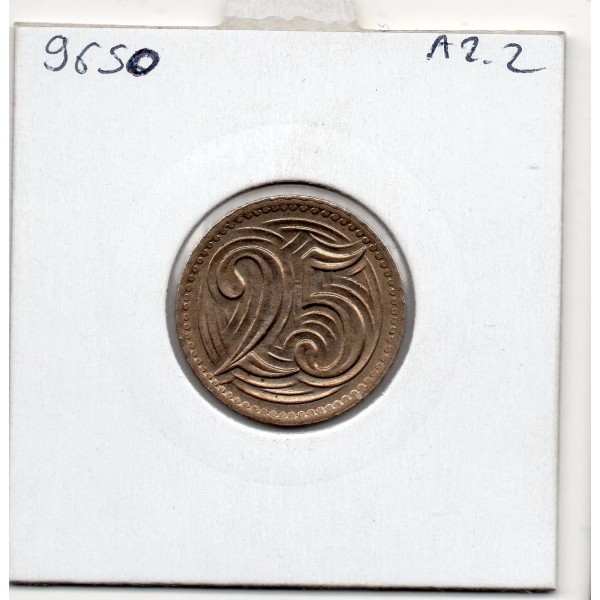 Tchecoslovaquie 25 Haleru 1933 Spl, KM.16 Lion