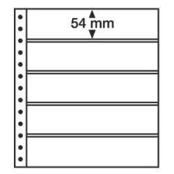 Feuilles R, 5 compartiments, noir