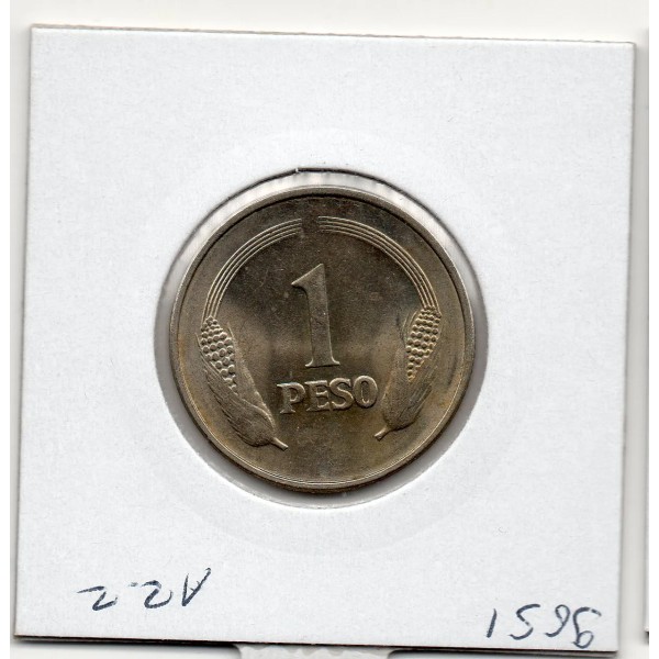 Colombie 1 peso 1978 Spl, KM.258 Simon Bolivar