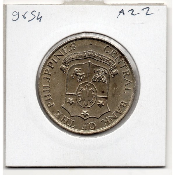 Philippines 50 Centavos 1964 Sup, KM.182 Femme au marteau