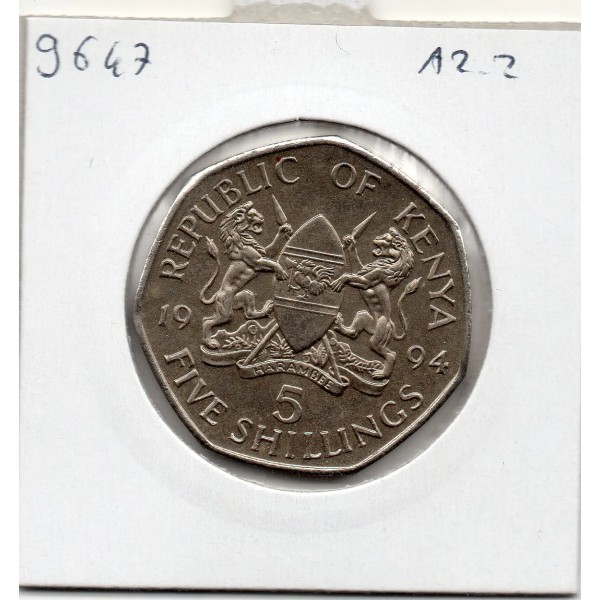 Kenya 5 shillings 1994 FDC, KM.30 Arap Moi