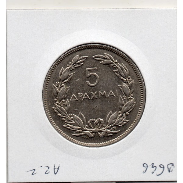 Grece 5 Drachmai 1930 Spl, KM.71 Phénix, 2eme république