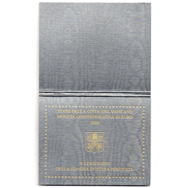 Pièce de 2 euros commémorative Vatican 2006 Garde suisse