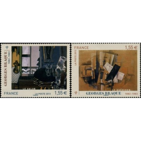 Timbre France Yvert No 4800-4801 Georges braque