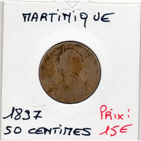 Martinique bon pour 50 centimes 1922 TB-, Lec 7