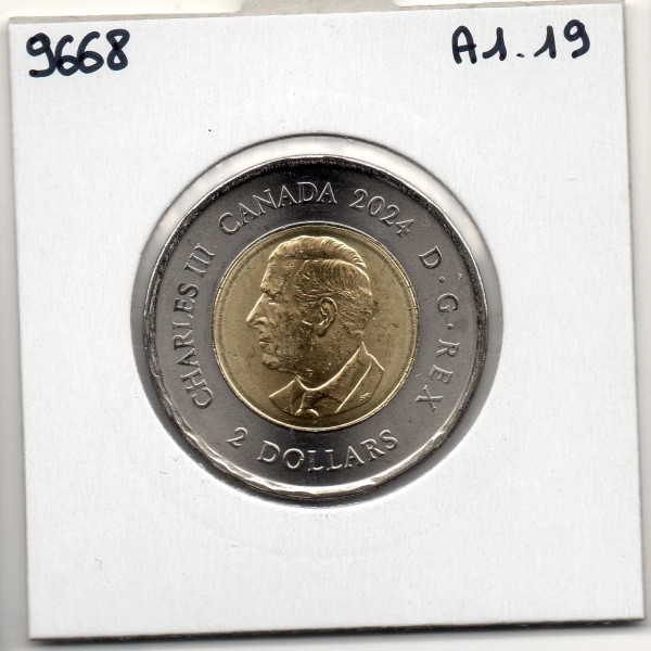 Canada 2 dollars 2024 colorée, FDC, Pièce Inuit Nunangat