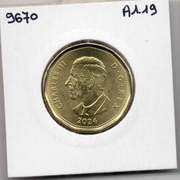 Canada 1 dollar 2024 colorée, FDC, Pièce Montgomery