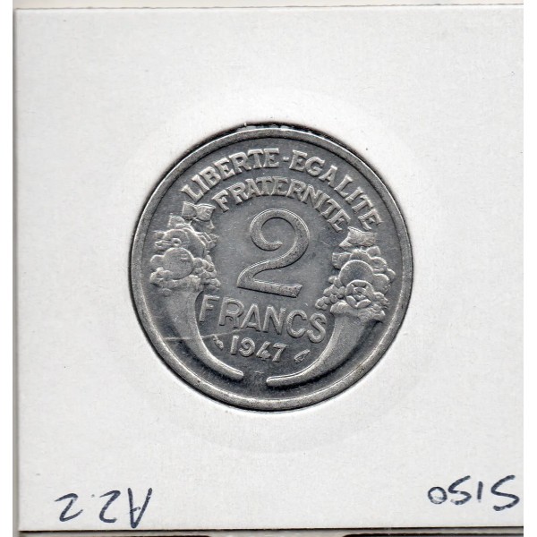 2 francs Morlon 1947 Sup, France pièce de monnaie