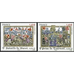 Timbre France Yvert No 4828-4829 Grandes heures de l'histoire