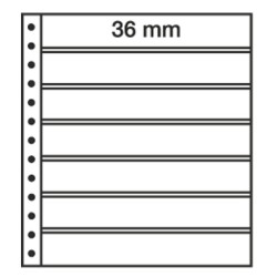 Feuilles R, 7 compartiments, noir