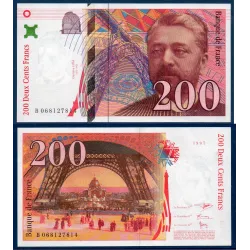 200 Francs Eiffel, Spl, 1997 Billet de la banque de France