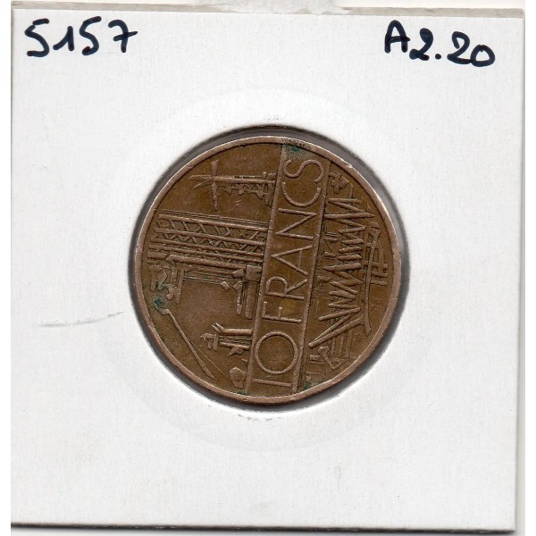 Monnaie Publicitaire Le P'tit Casse-Graine Orcines sur pièce 10 francs Mathieu France