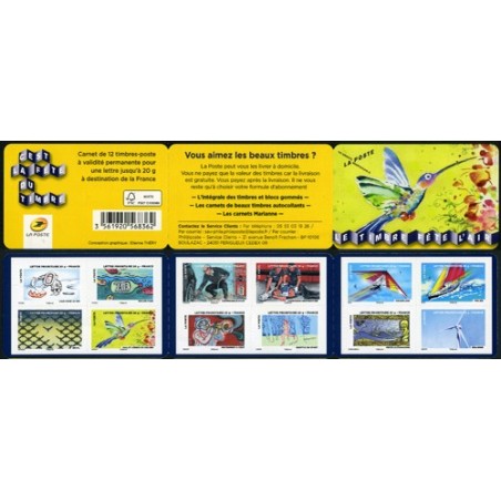 Carnet Commemoratif Yvert No BC889 le timbre fête l'air 2013