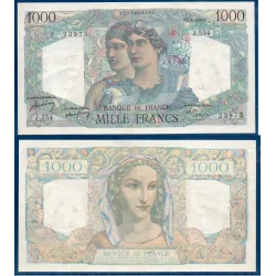 1000 Francs Minerve et Hercule, Sup-, 7.4.1949 Billet de la banque de France