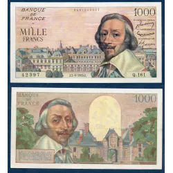 1000 Francs Richelieu, TTB, 2.6.1955 Billet de la banque de France