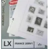 France Luxe LX 2024 Bloc CNEP avec pochettes, préimprimées DAVO