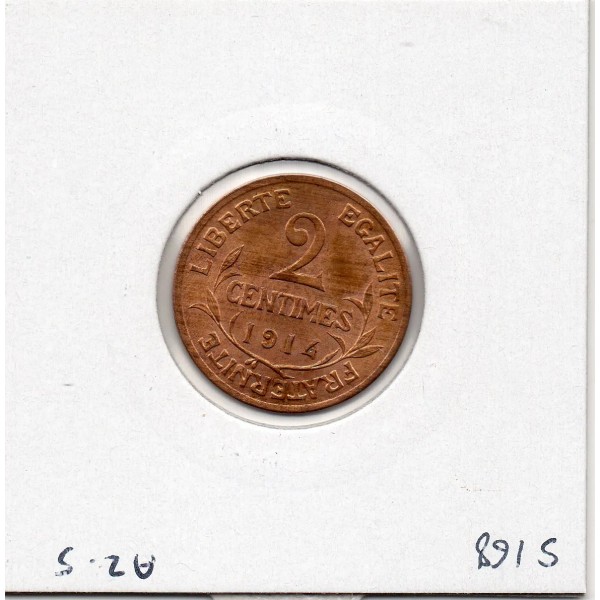 2 centimes Dupuis 1914 Sup+, France pièce de monnaie