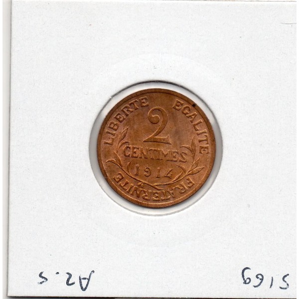 2 centimes Dupuis 1914 Spl, France pièce de monnaie