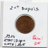 2 centimes Dupuis 1914 Sup+, France pièce de monnaie