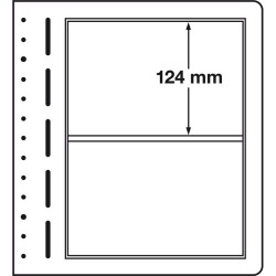 feuilles LB, 2 compartiments, 190x124 mm