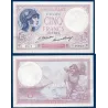 5 Francs Violet, SUP+, 14.2.1927 Billet de la banque de France