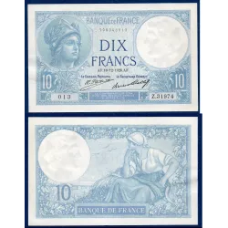 10 Francs Minerve, Sup+, 18.12.1926 Billet de la banque de France
