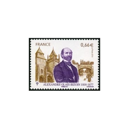 Timbre France Yvert No 4842 Alexandre Glais Bizoin