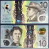 Australie P.63 TTB, Billet de 10 Dollars 2017 Barton et Gilmore